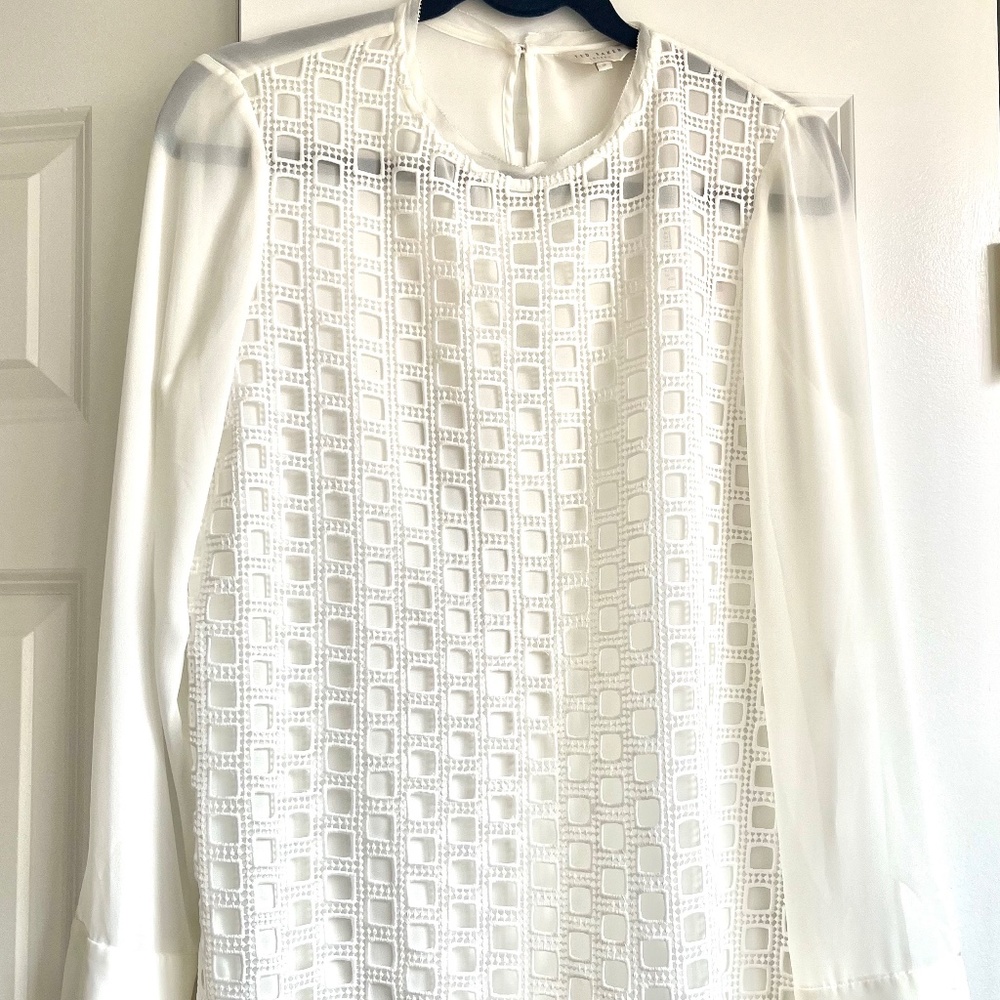 New with tag Ted Baker white blouse size 3